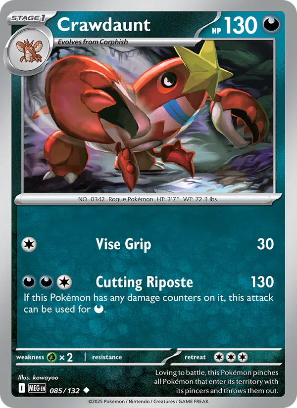 high-1000.webp Crawdaunt - Mega Evolution - 085 - Obrázek 1