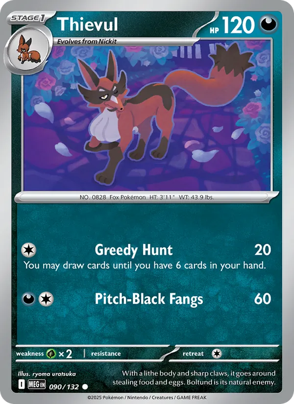 high-1130.webp Thievul - Mega Evolution - 090 - Obrázek 1