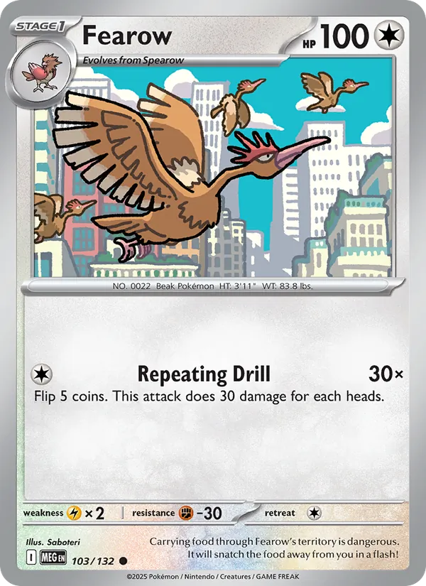 high-1141.webp Fearow - Mega Evolution - 103 - Obrázek 1