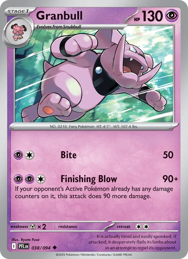 high-1208.webp Granbull - Phantasmal Flames - 038 - Obrázek 1