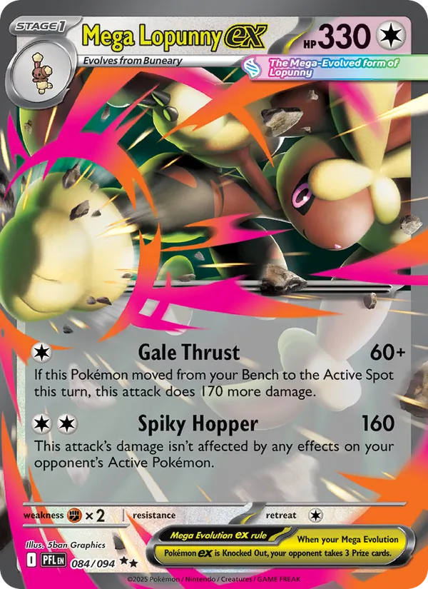 high-1252.webp Mega Lopunny ex - Phantasmal Flames - 084 - Obrázek 1