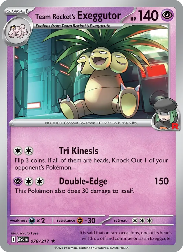high-831.webp Team Rocket's Exeggutor - Ascended Heroes - 078 - Obrázek 1