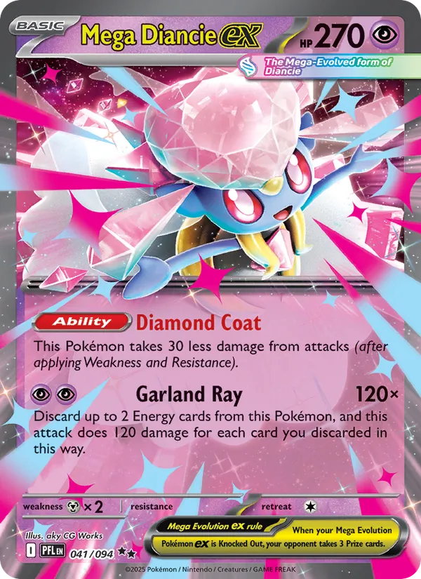 high-911.webp Mega Diancie ex - Phantasmal Flames - 041 - Obrázek 1