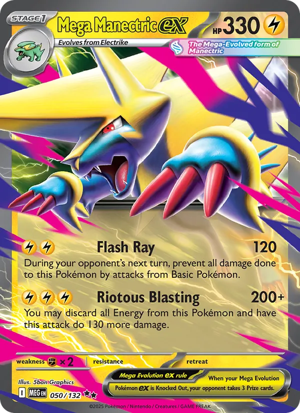 high-965.webp Mega Manectric ex - Mega Evolution - 050 - Obrázek 1